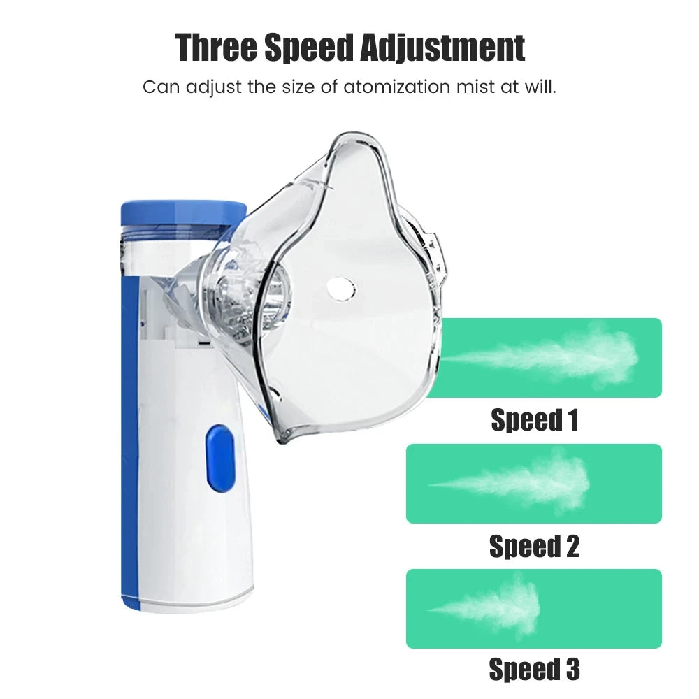 Medical Silent Mesh Nebulizer Handheld Asthma Inhaler Atomizer Children Health Care Mini Portable Nebulizer Humidifier