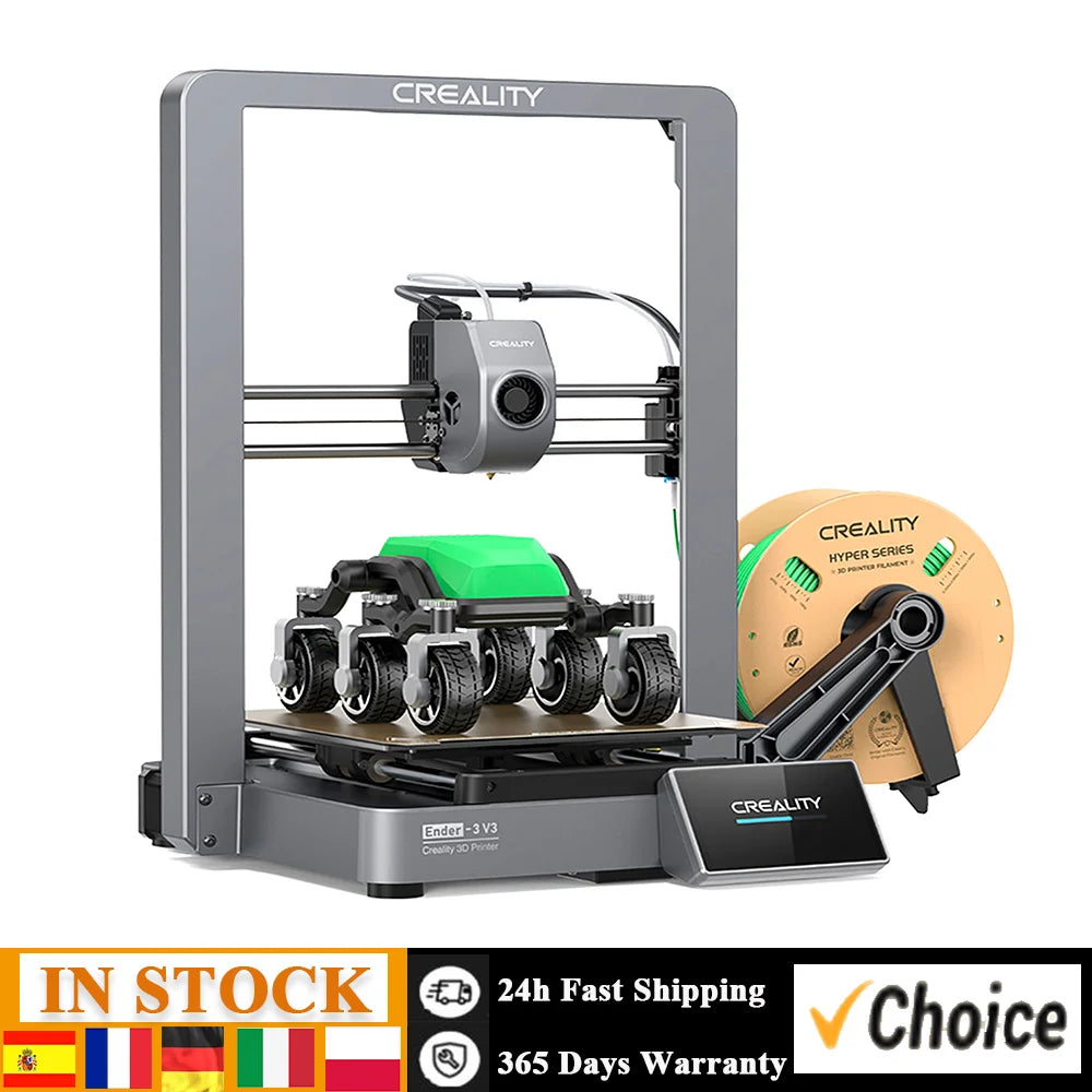 Creality Ender 3 V3 All Metal 3D Printer 600mm/s CoreXZ Motion System Self-Test Dual Z-axis Double Linear 220*220*250mm Build