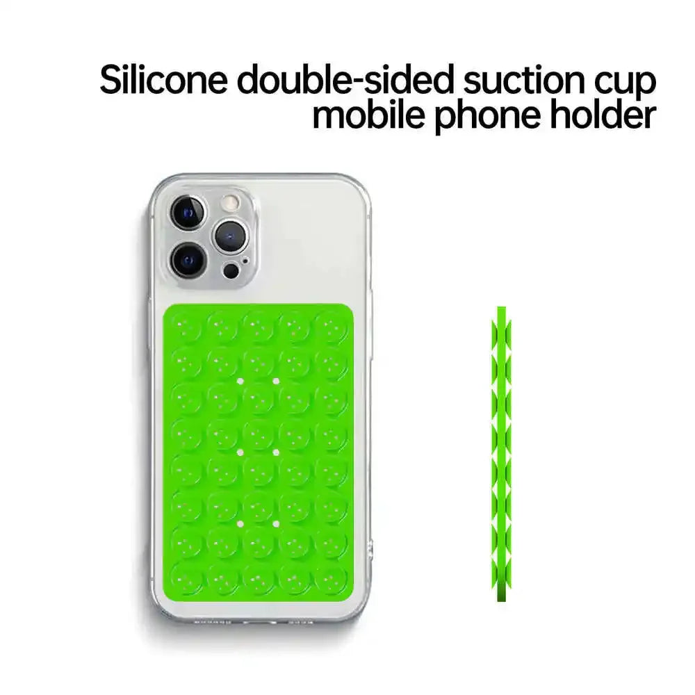 Double Side Silicone Suction Pad for Mobile Phone Fixture Suction Cup Backed Adhesive Silicone Rubber Sucker Pad for Fixed Pad